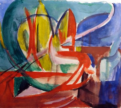 Studie nach dem Gemälde Gazelle von Franz Marc von Helmuth Macke